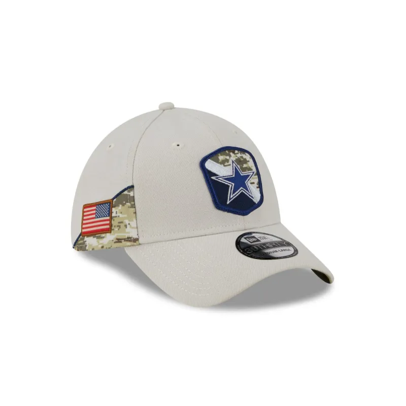 Dallas Cowboys 2023 Salute to Service 39THIRTY Stretch Fit Hat sold by New Era