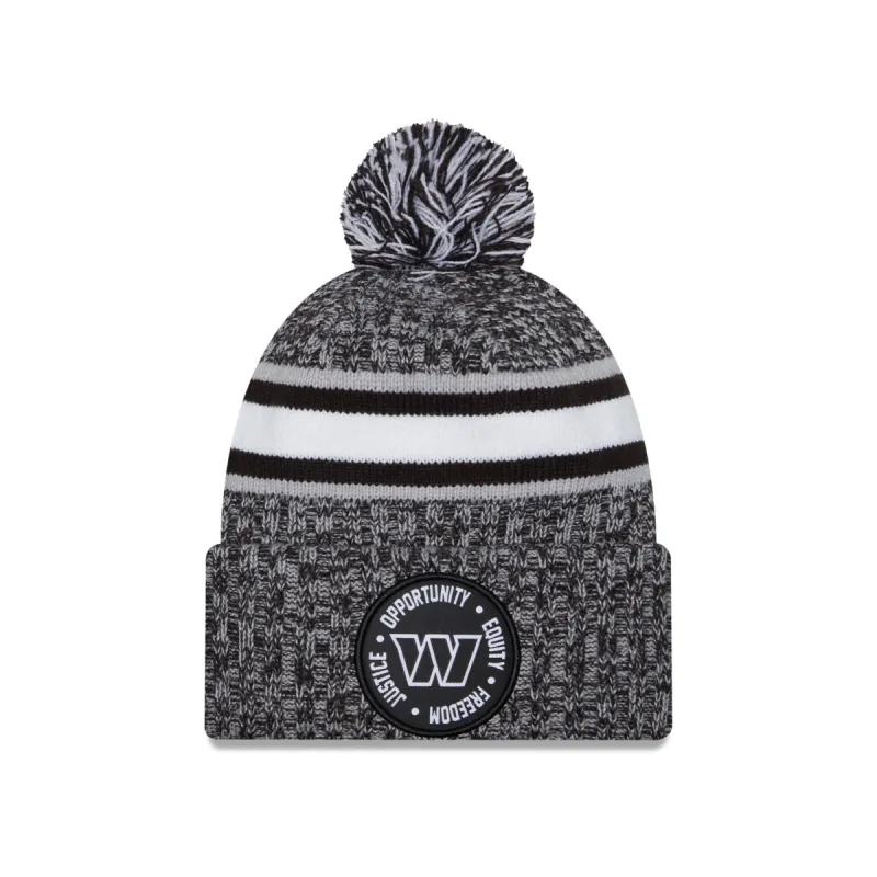 Washington Commanders 2023 Inspire Change Pom Knit Hat sold by New Era