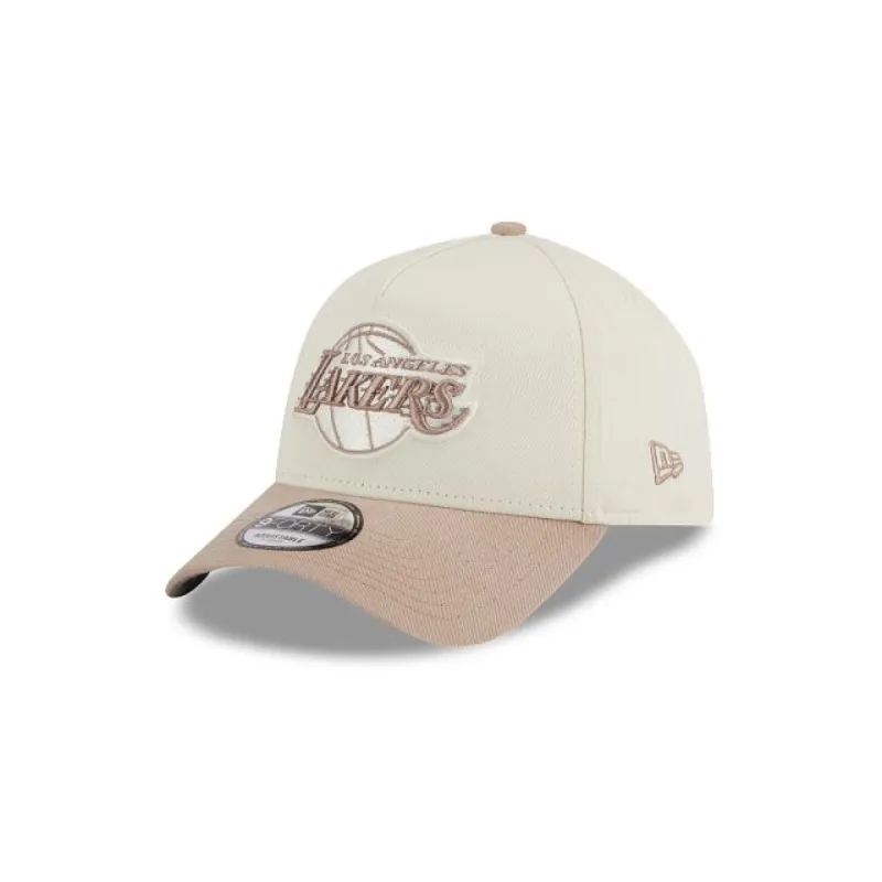 Los Angeles Lakers Visor Pop 9FORTY A-Frame Snapback sold by New Era
