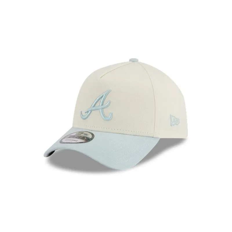 Atlanta Braves Visor Pop 9FORTY A-Frame Snapback sold by New Era