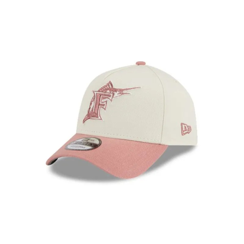 Miami Marlins Visor Pop 9FORTY A-Frame Snapback sold by New Era
