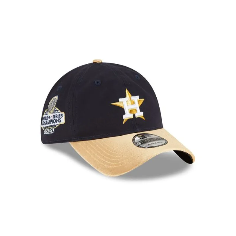 Houston Astros Gold 9TWENTY Adjustable Hat sold by New Era