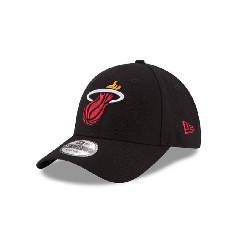 Miami Heat The League Black 9FORTY Adjustable Hat sold by New Era