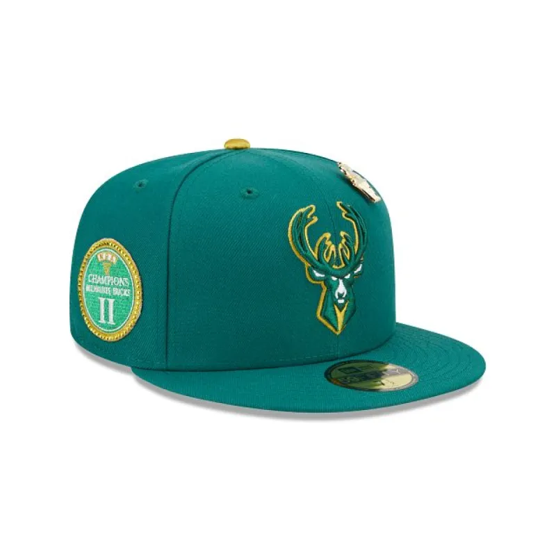 Milwaukee Bucks Max Bet 59FIFTY Fitted Hat made by New Era