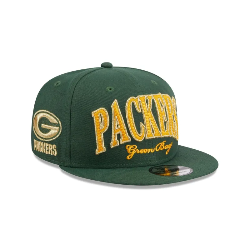 Green Bay Packers Throwback 9FIFTY Snapback Hat sold by New Era