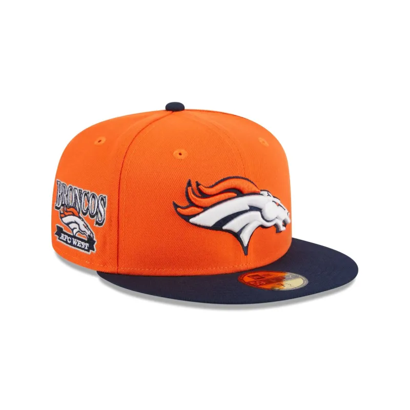Denver Broncos Throwback Hidden 59FIFTY Fitted Hat sold by New Era