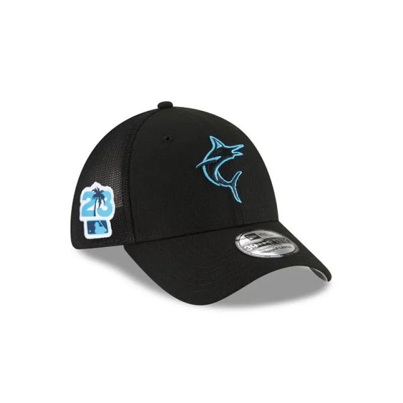 Miami Marlins 2023 Spring Training 39THIRTY Stretch Fit Hat sold by New Era