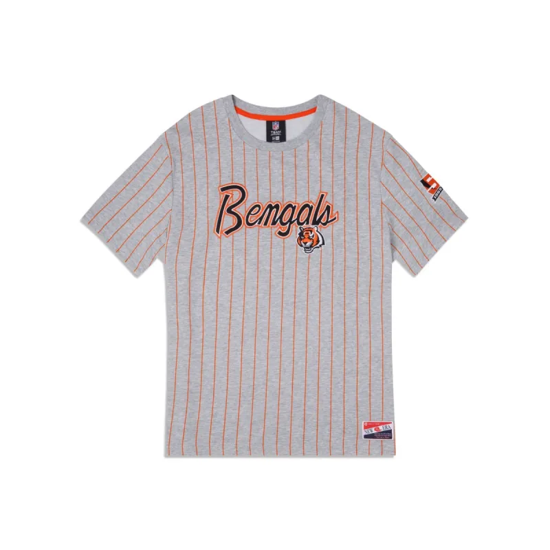 Cincinnati Bengals Throwback Striped T-Shirt sold by New Era