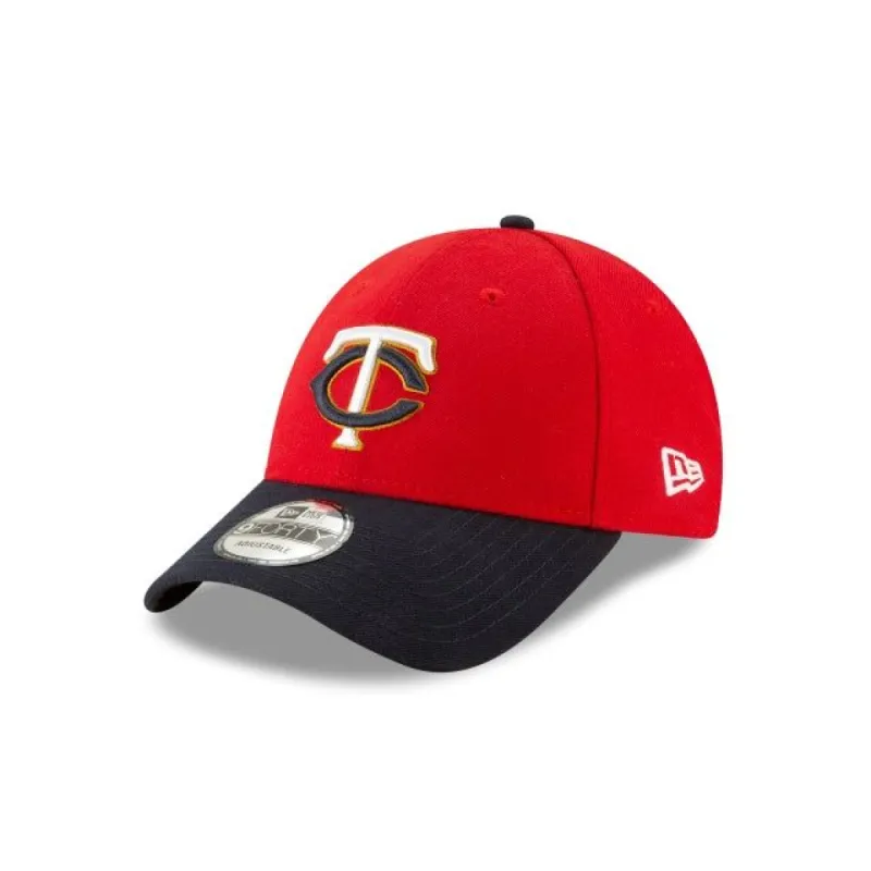 Minnesota Twins Alt The League Red 9FORTY Adjustable Hat made by New Era