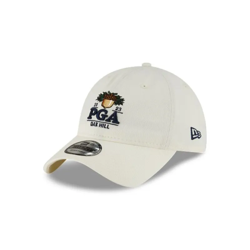 2023 PGA Championship Oak Hill White 9TWENTY Adjustable Hat sold by New Era