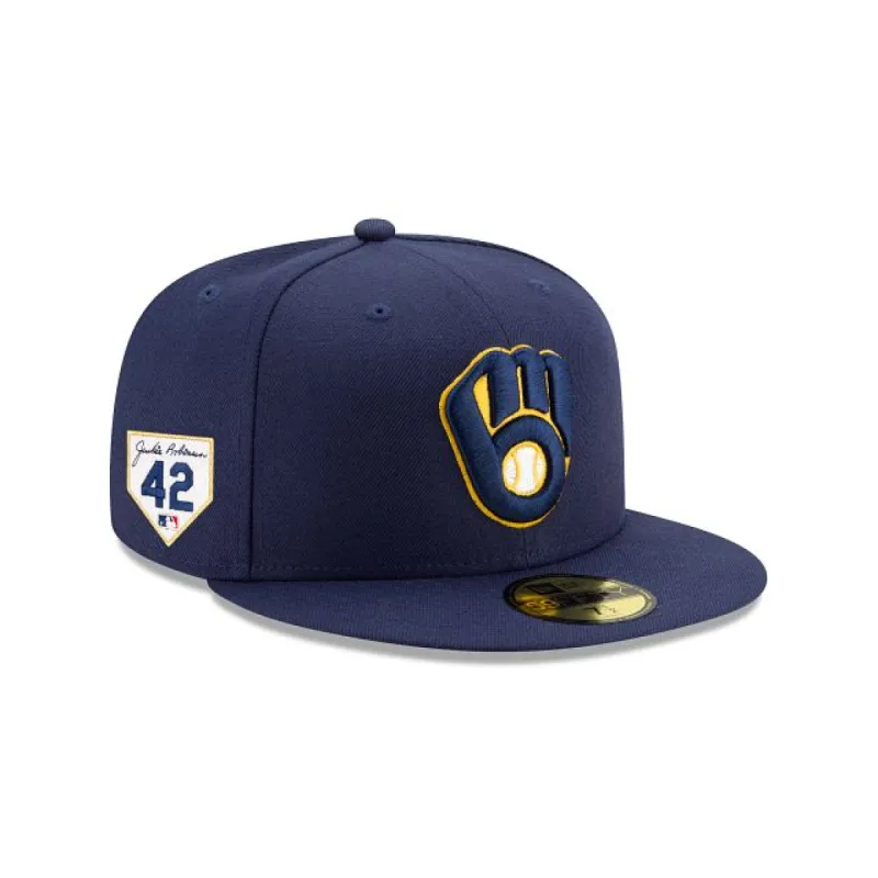 Milwaukee Brewers Jackie Robinson Day 2023 59FIFTY Fitted Hat sold by New Era