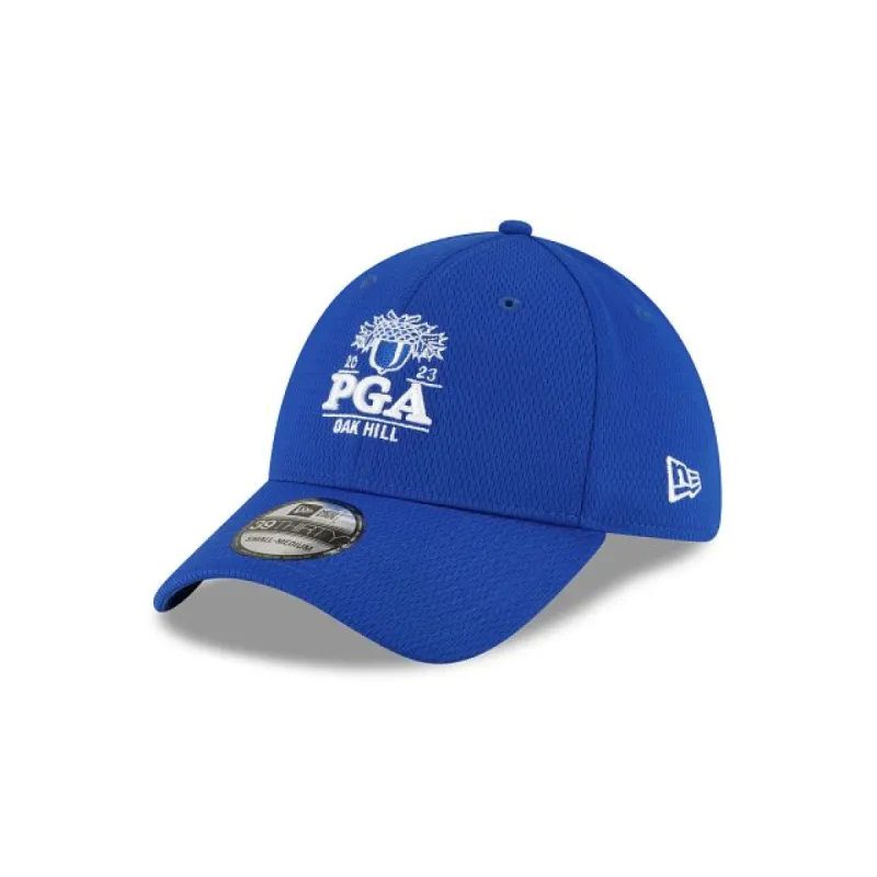 2023 PGA Championship Oak Hill Blue 39THIRTY Stretch Fit sold by New Era