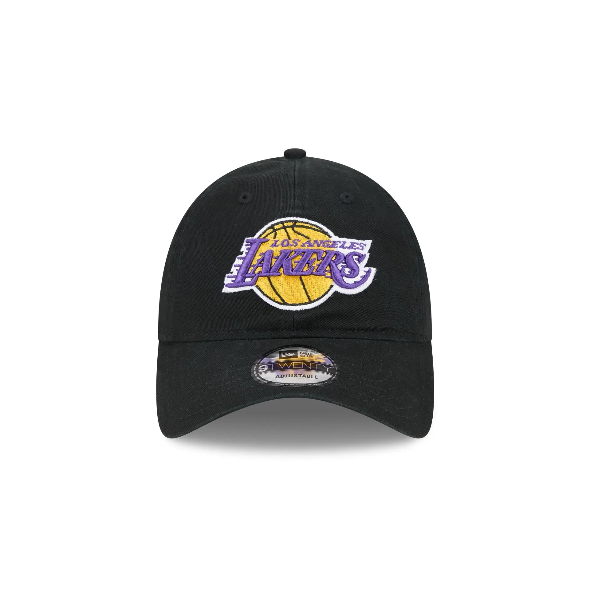 Los Angeles Lakers Black 9TWENTY Adjustable Hat sold by New Era product image thumbnail 2