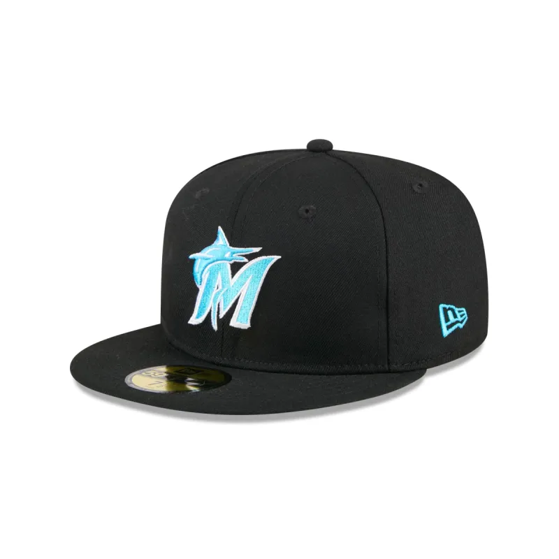 Miami Marlins Father's Day 2024 59FIFTY Fitted Hat sold by New Era