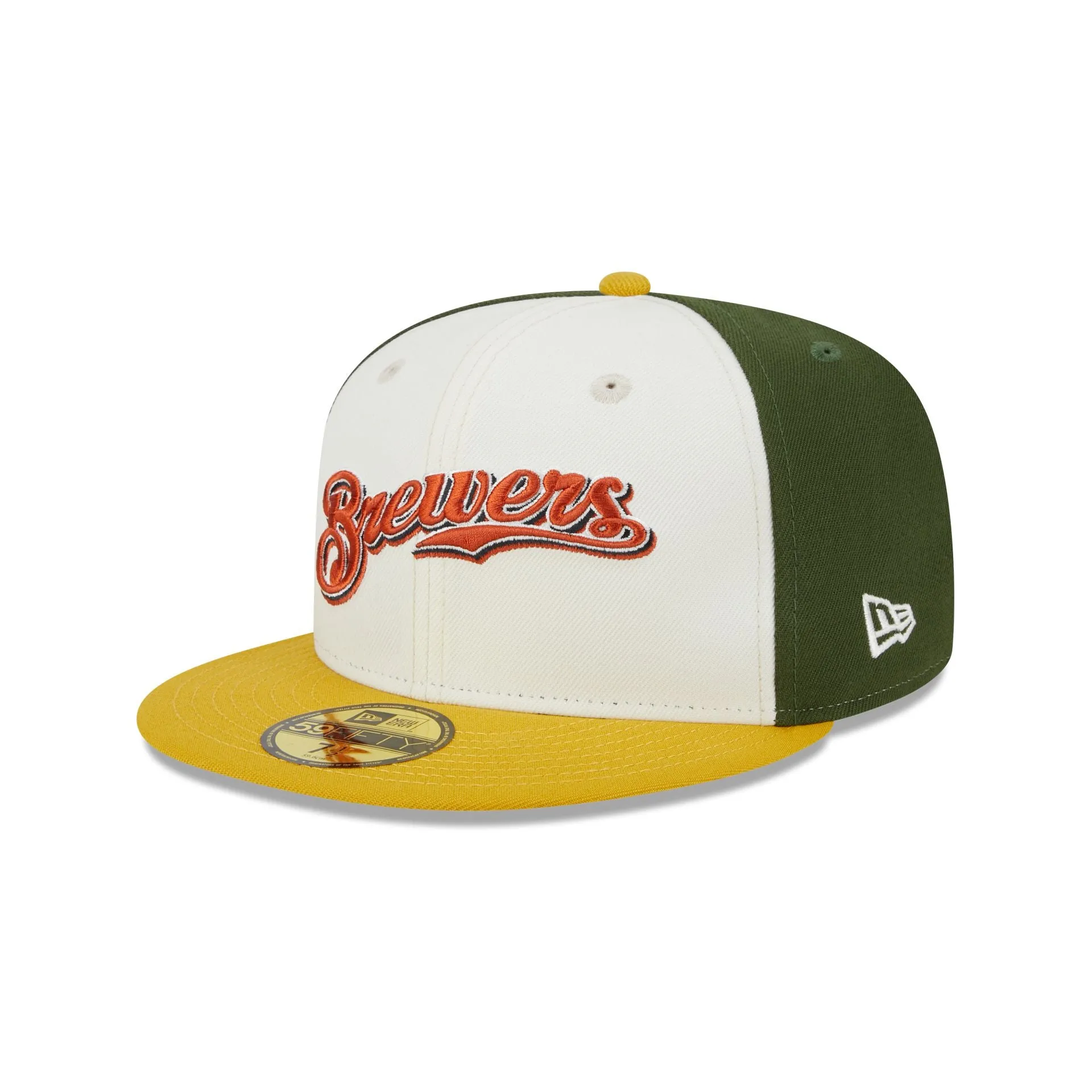 Milwaukee Brewers Two Tone Honey 59FIFTY Fitted Hat sold by New Era product image thumbnail 3