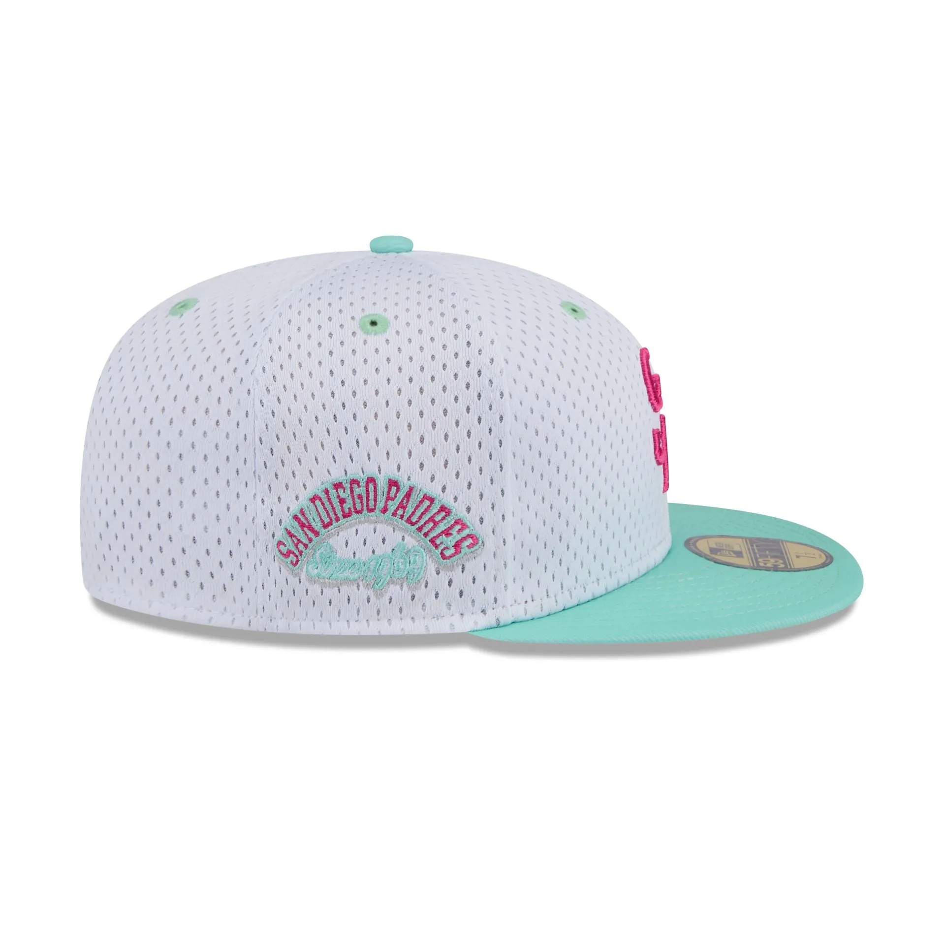 San Diego Padres Throwback Mesh 59FIFTY Fitted Hat sold by New Era product image thumbnail 4