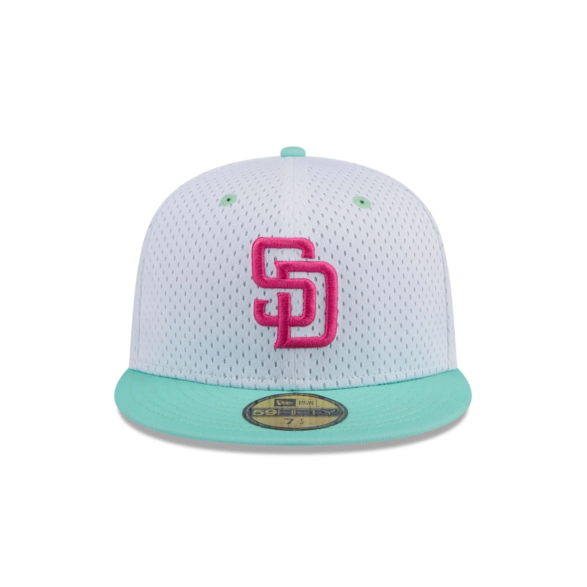 San Diego Padres Throwback Mesh 59FIFTY Fitted Hat sold by New Era product image thumbnail 2