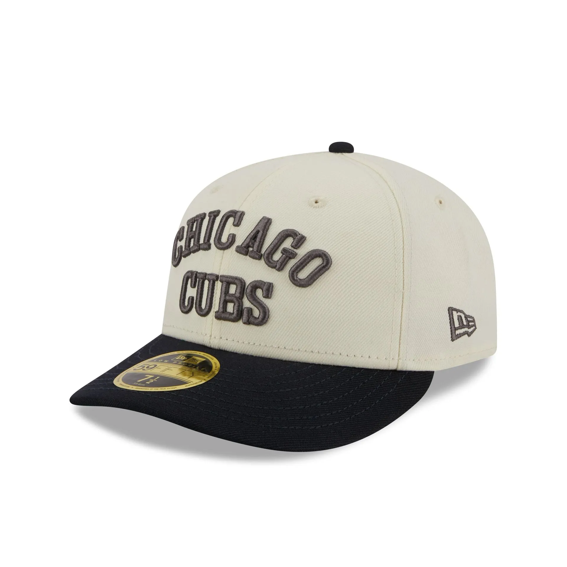 Chicago Cubs Chrome Crown Low Profile 59FIFTY Fitted Hat sold by New Era