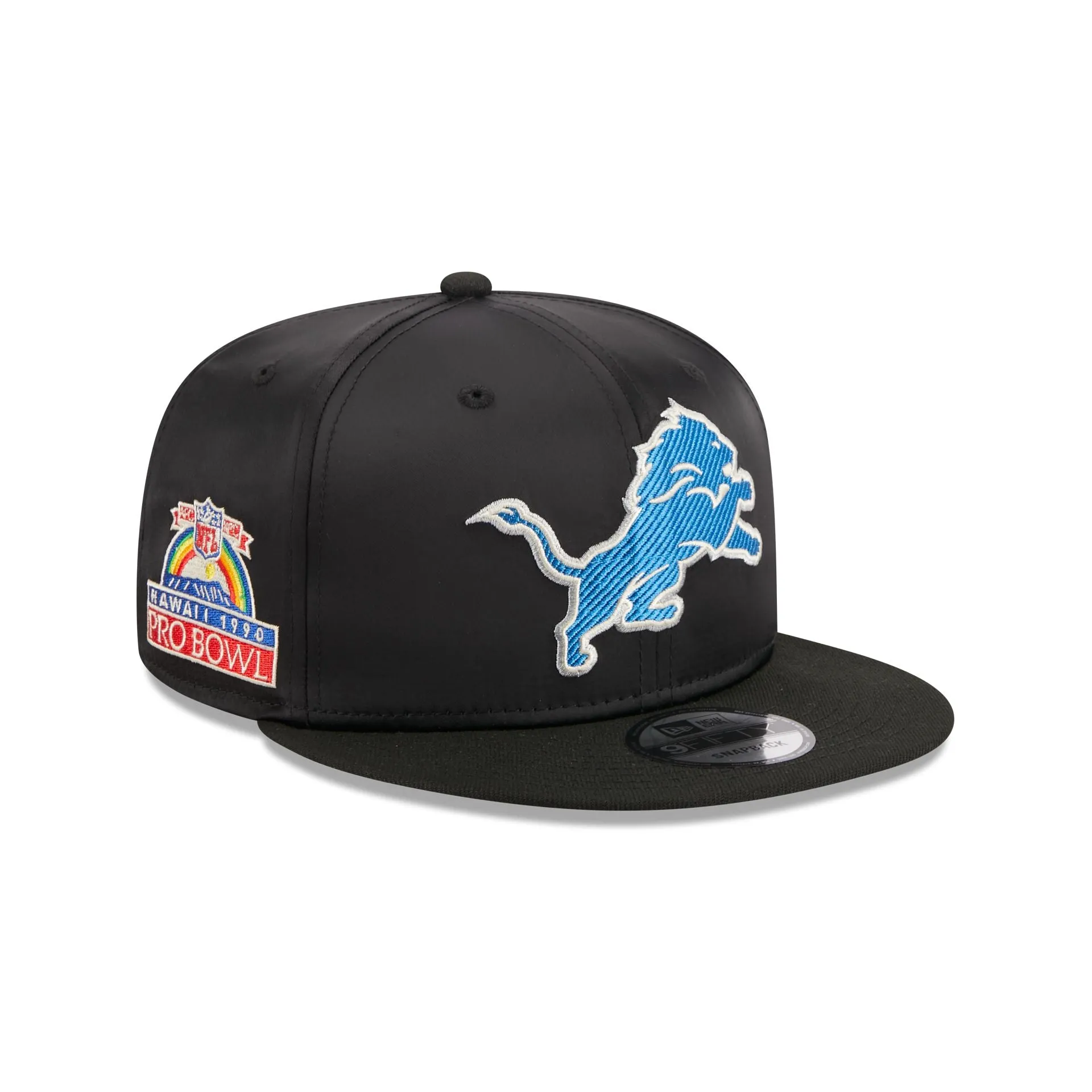 Detroit Lions Satin 9FIFTY Snapback Hat sold by New Era