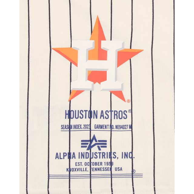 Alpha Industries X Houston Astros Striped T-Shirt sold by New Era product image thumbnail 3