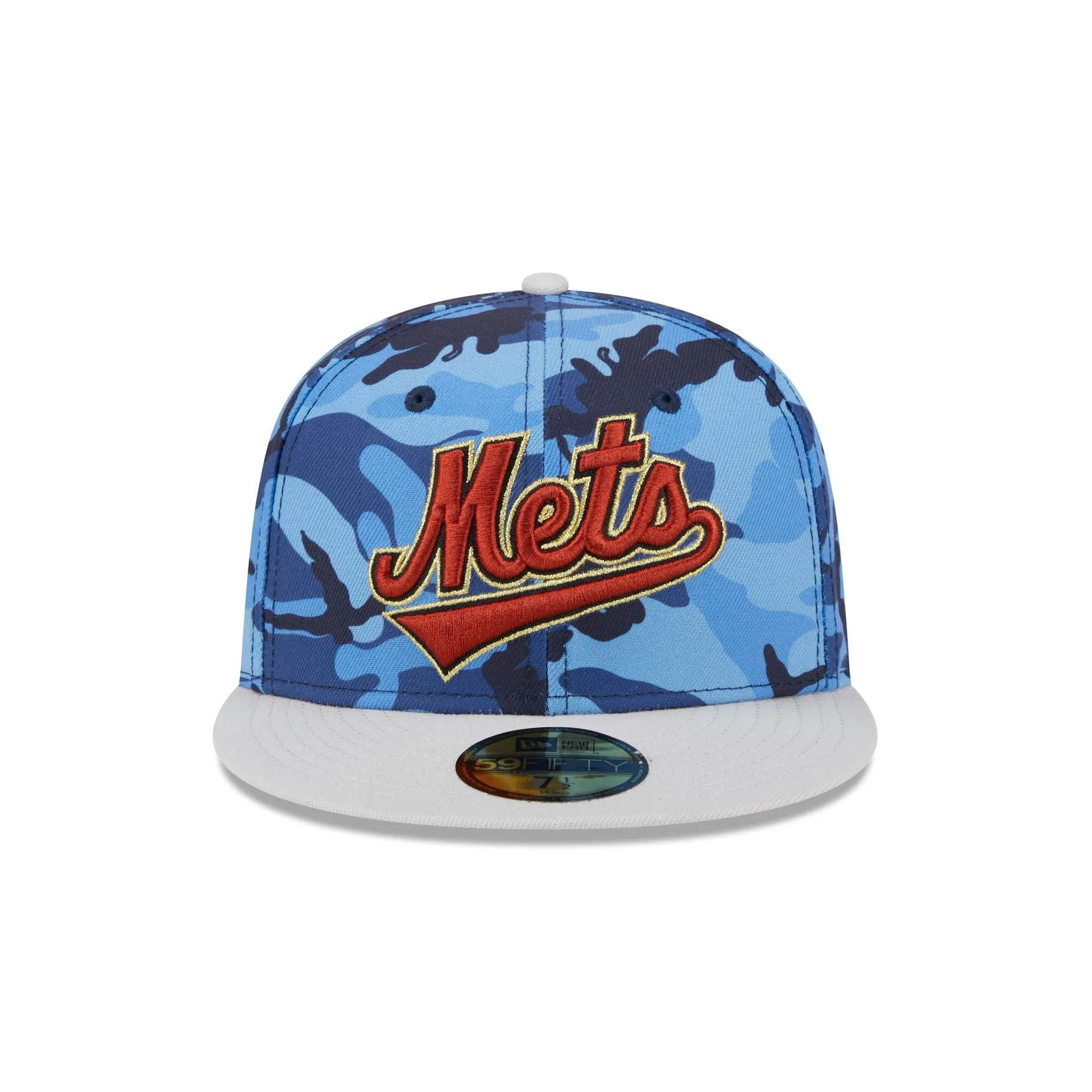 New York Mets Blue Camo 59FIFTY Fitted Hat sold by New Era product image thumbnail 2