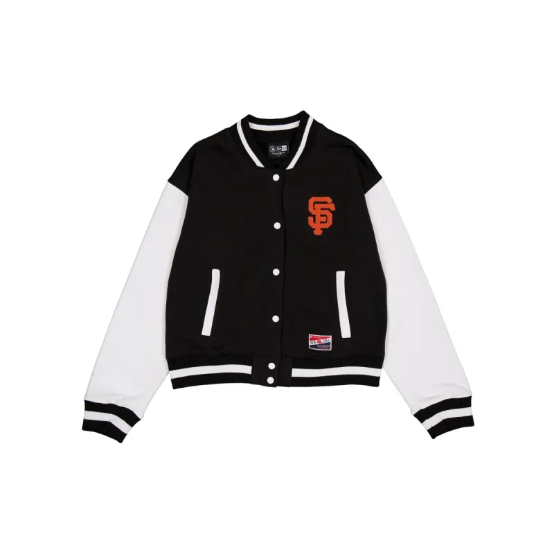 San Francisco Giants Throwback Fleece Women's Jacket sold by New Era