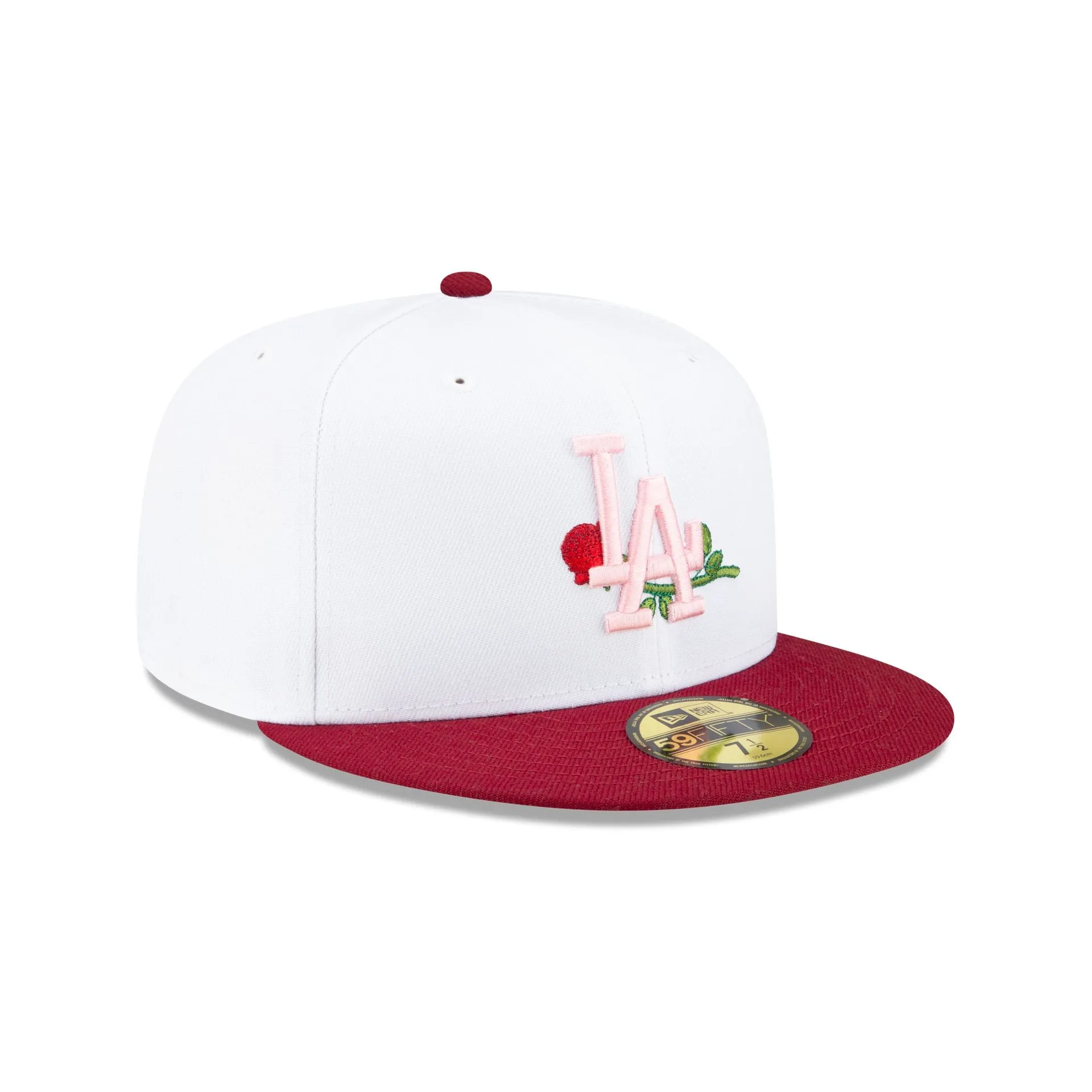 Just Caps Rose Flower Los Angeles Dodgers 59FIFTY Fitted Hat sold by New Era product image thumbnail 3