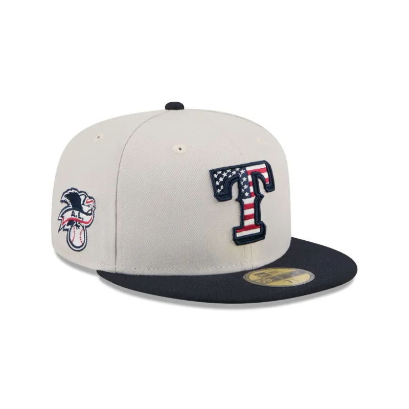 Texas Rangers Independence Day 2024 59FIFTY Fitted Hat sold by New Era