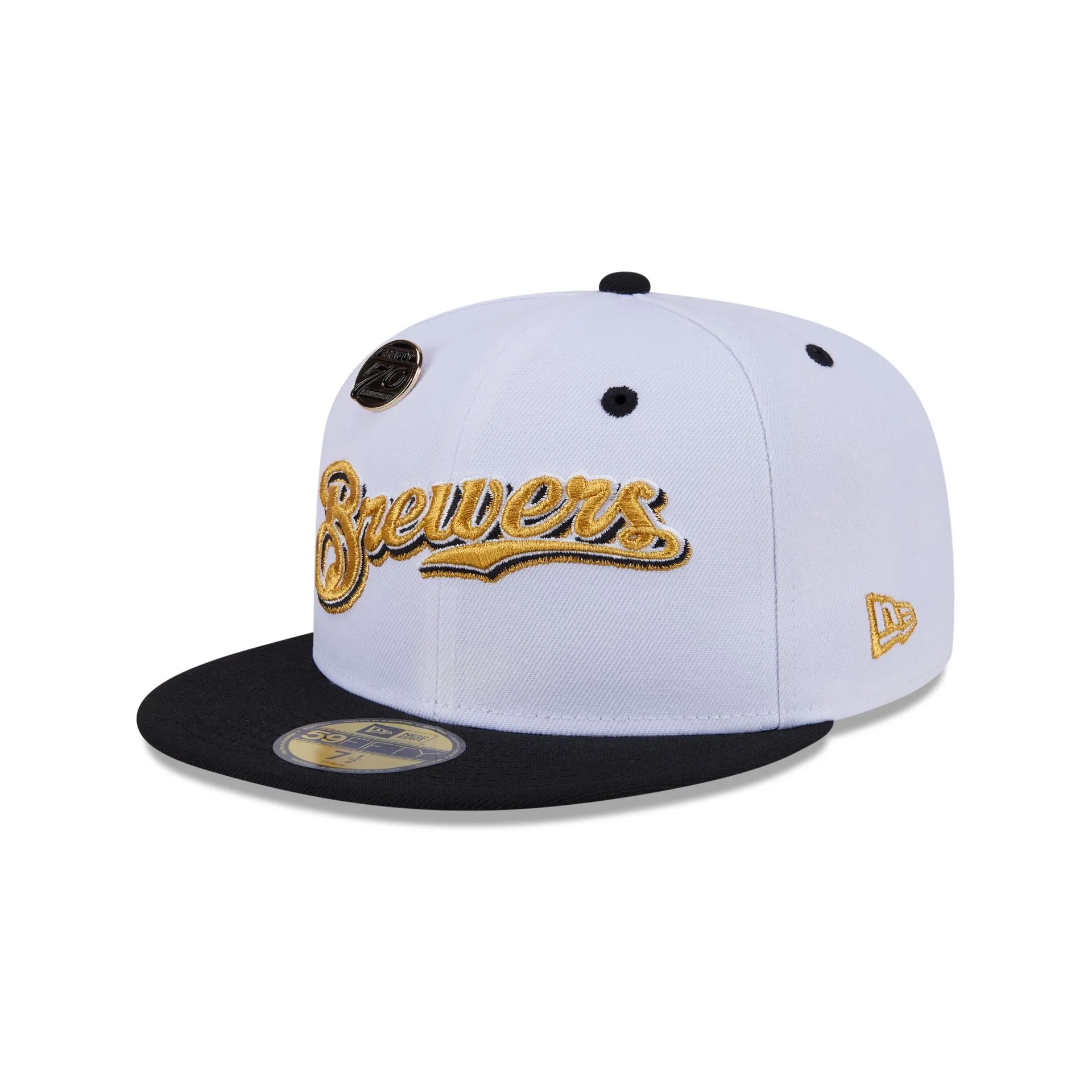 Milwaukee Brewers 70th Anniversary 59FIFTY Fitted Hat sold by New Era product image thumbnail 3