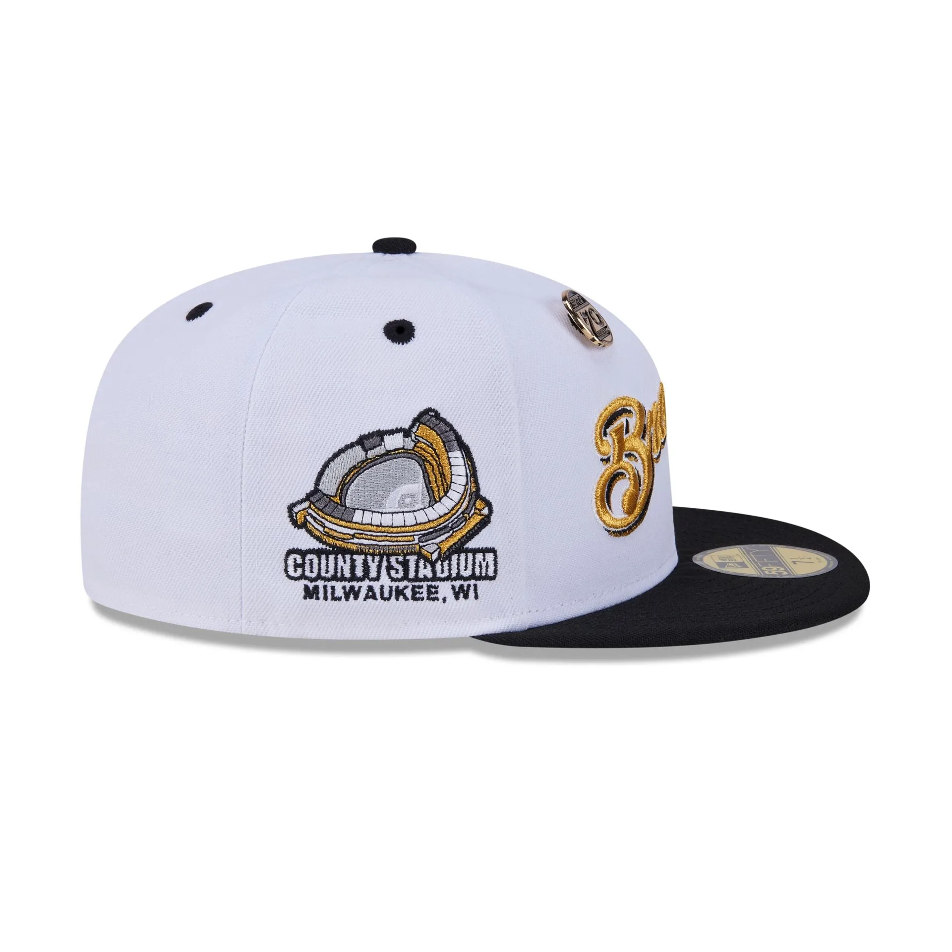 Milwaukee Brewers 70th Anniversary 59FIFTY Fitted Hat sold by New Era product image thumbnail 4