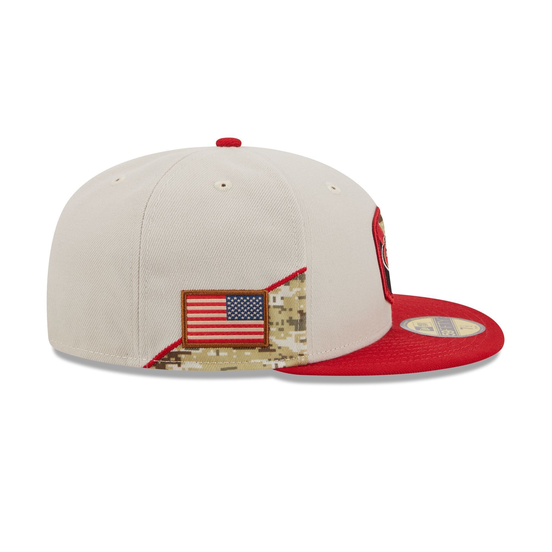San Francisco 49ers 2023 Salute to Service 59FIFTY Fitted Hat sold by New Era product image thumbnail 4