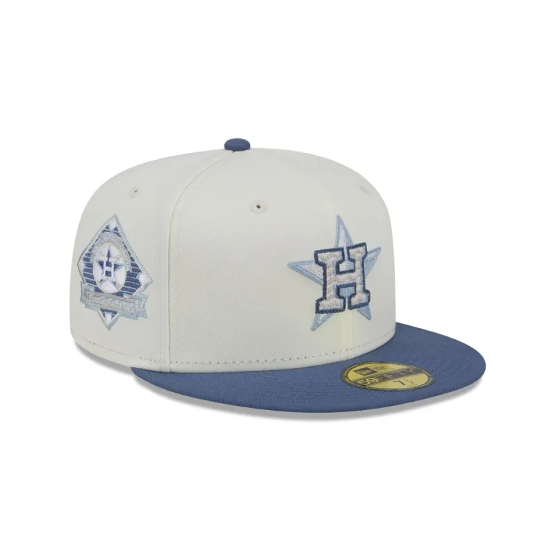 Houston Astros Wavy Chainstitch 59FIFTY Fitted Hat sold by New Era
