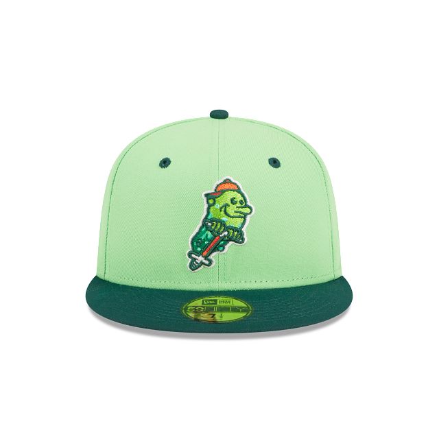 Hartford Yard Goats Theme Night Green 59FIFTY Fitted Hat sold by New Era product image thumbnail 2
