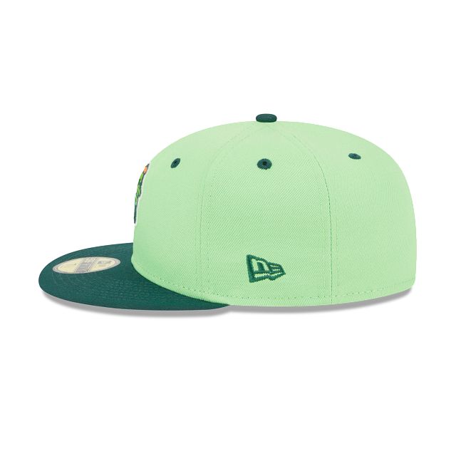 Hartford Yard Goats Theme Night Green 59FIFTY Fitted Hat sold by New Era product image thumbnail 4