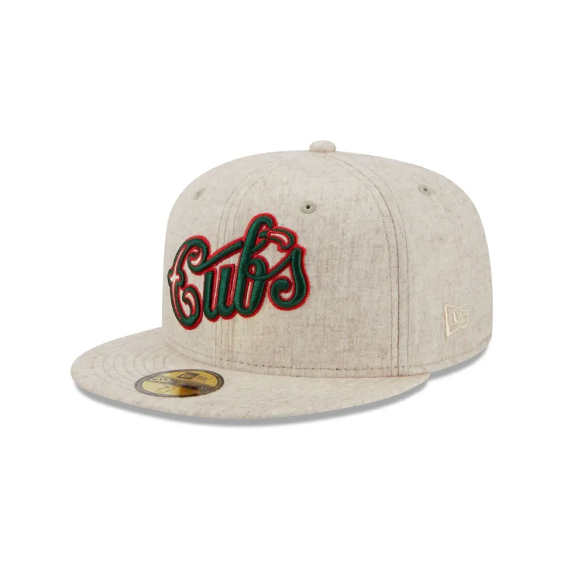 Chicago Cubs Wool Plaid 59FIFTY Fitted Hat sold by New Era