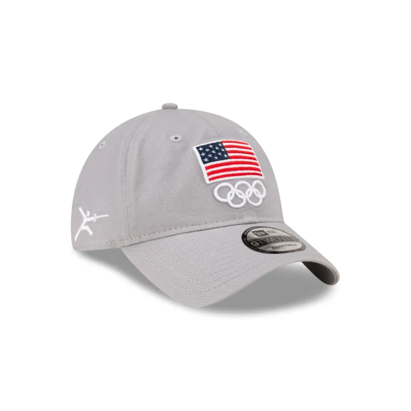 Team USA Fencing Gray 9TWENTY Adjustable Hat sold by New Era