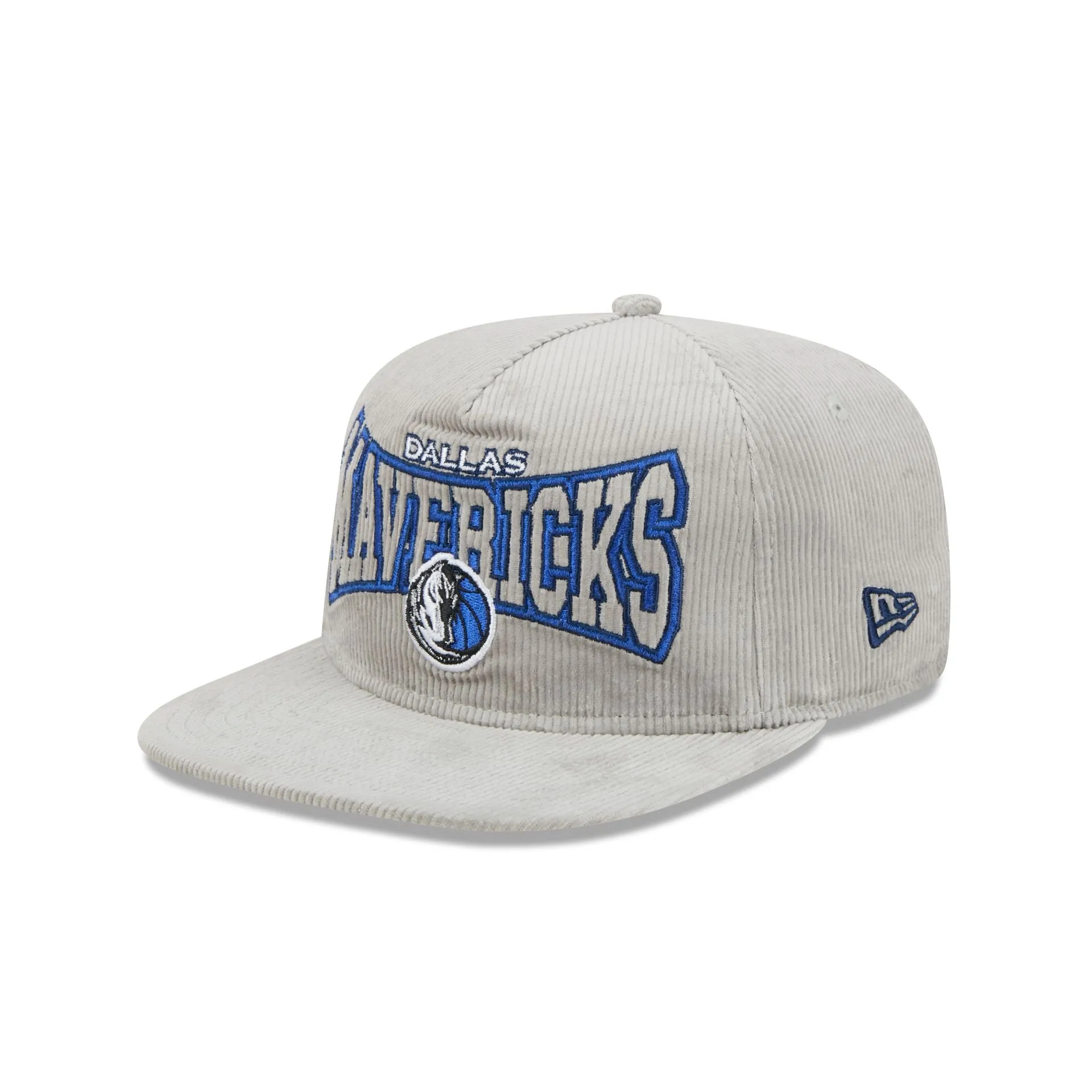 Dallas Mavericks Gray Cord Golfer Hat sold by New Era