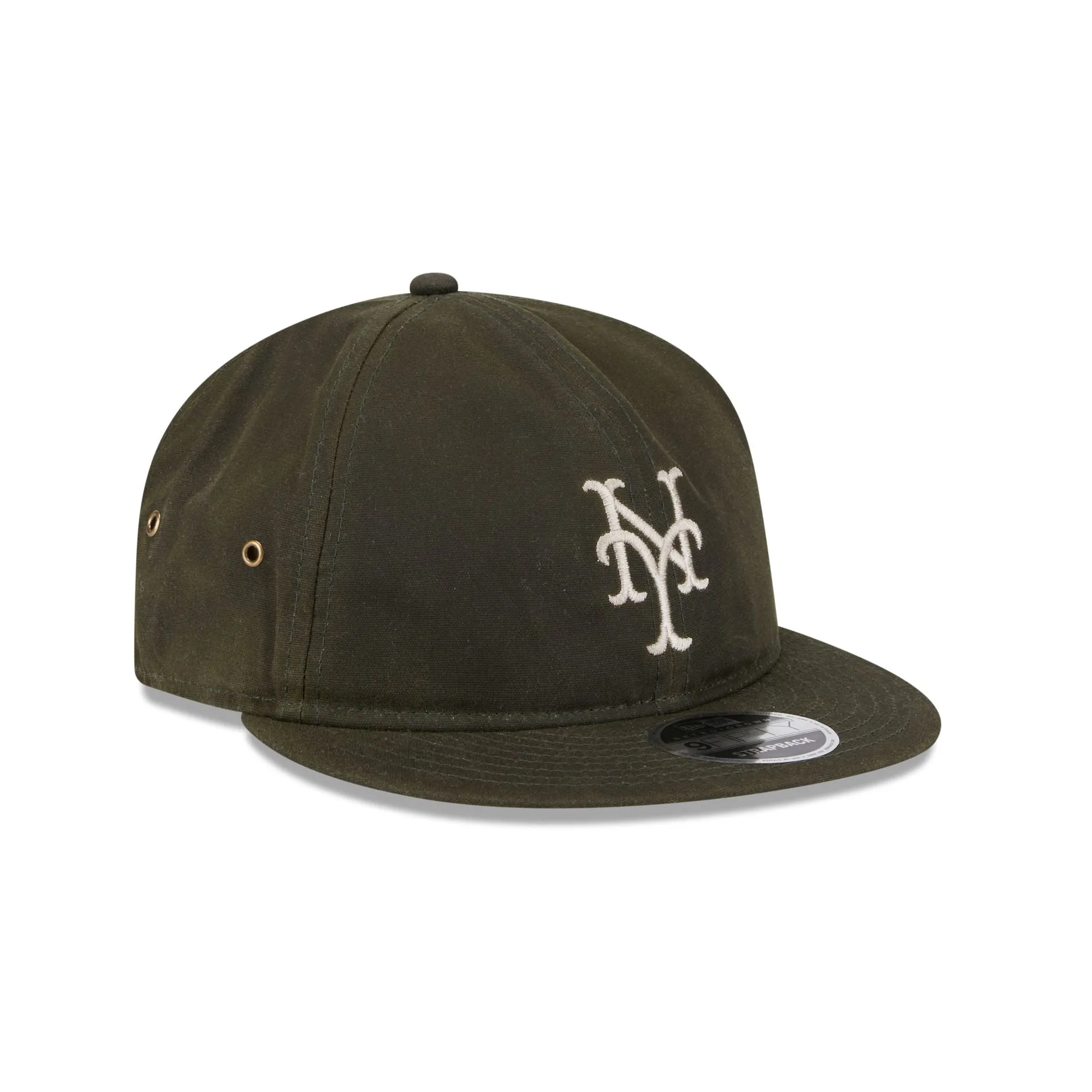 New York Mets Rifle Green Retro Crown 9FIFTY Adjustable Hat sold by New Era product image thumbnail 3