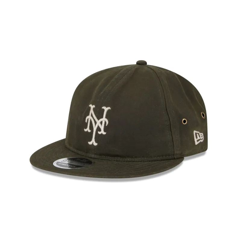 New York Mets Rifle Green Retro Crown 9FIFTY Adjustable Hat sold by New Era
