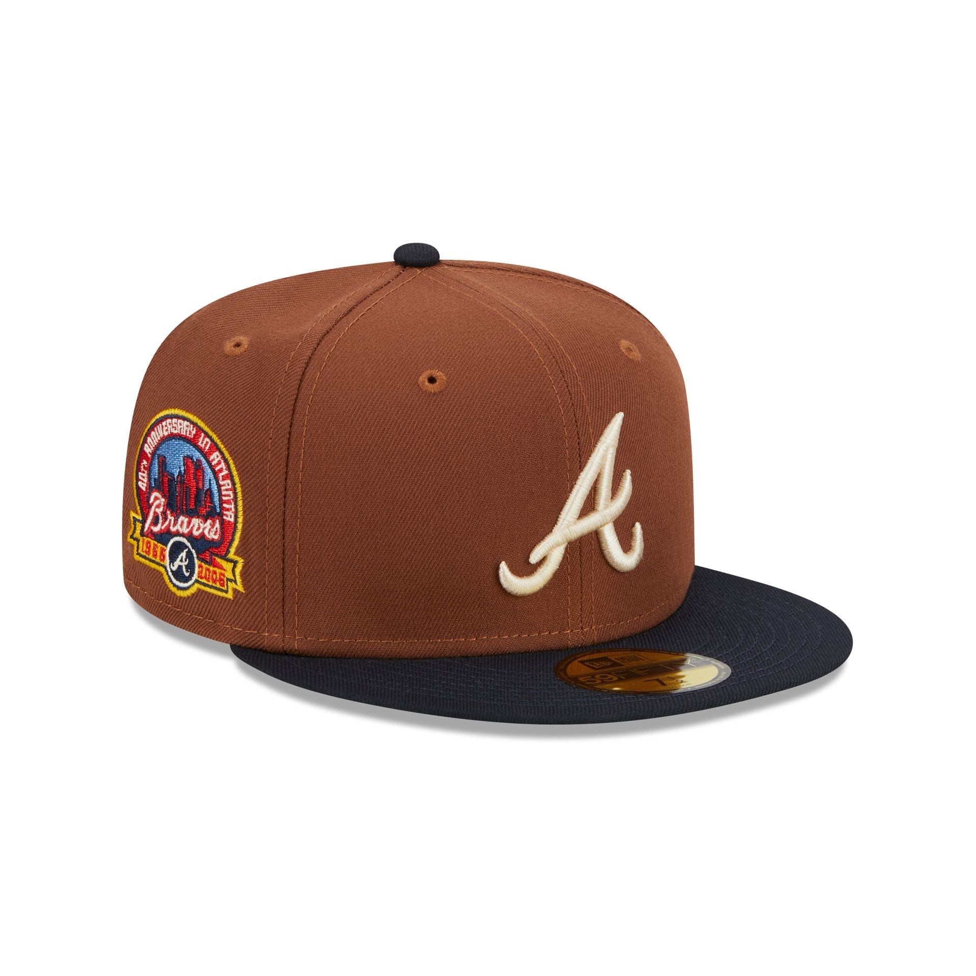 Atlanta Braves Harvest 59FIFTY Fitted Hat sold by New Era