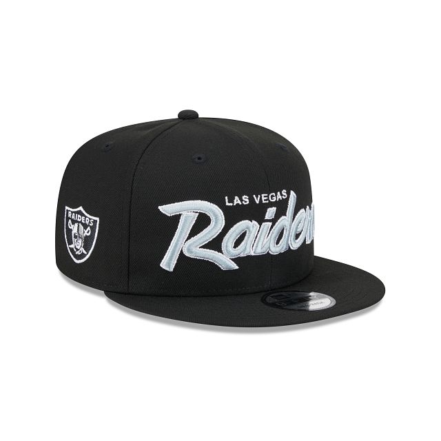 Las Vegas Raiders Script 9FIFTY Snapback Hat sold by New Era