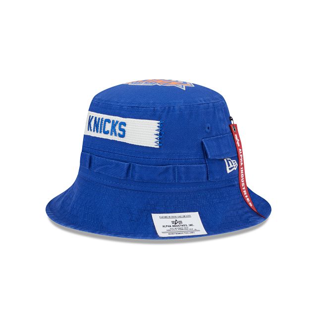 Alpha Industries X New York Knicks Adventure Bucket Hat sold by New Era