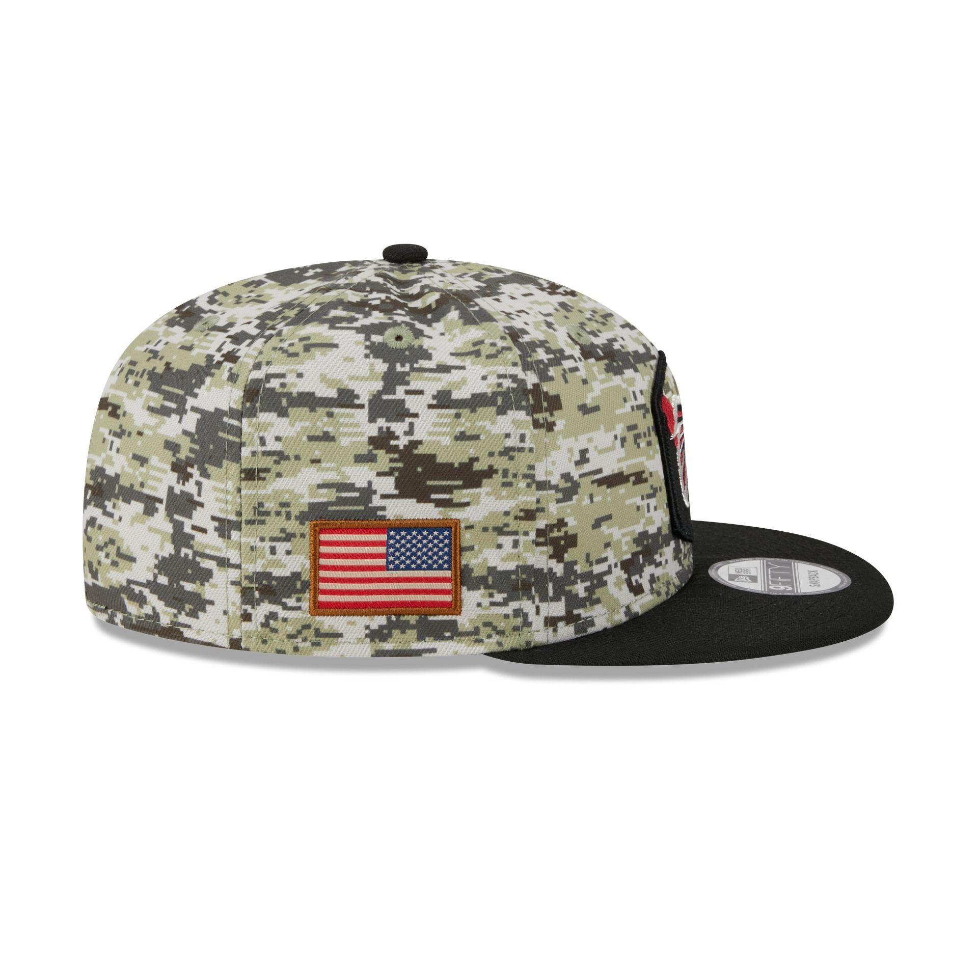 Atlanta Falcons 2023 Salute to Service Camo 9FIFTY Snapback Hat sold by New Era product image thumbnail 4