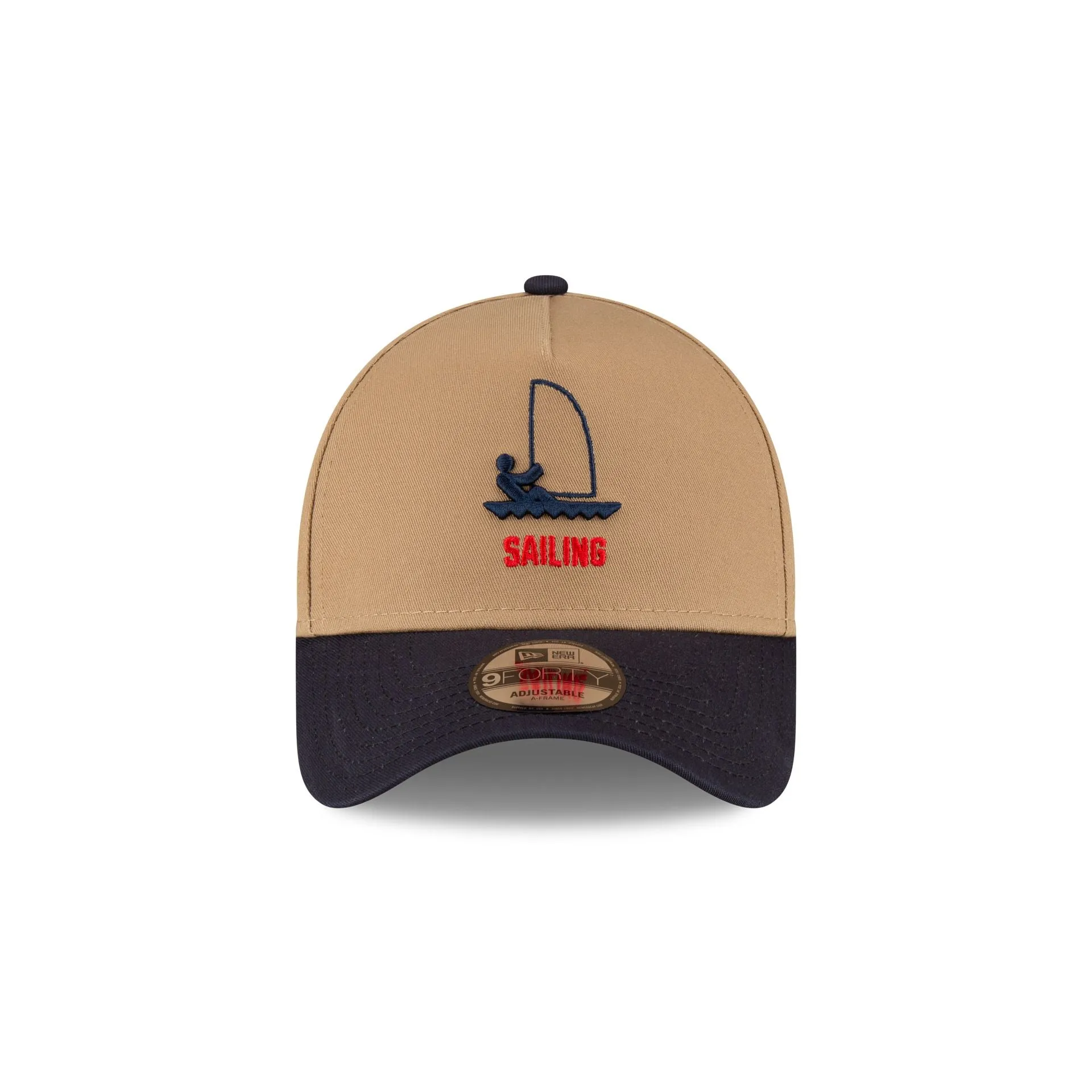 Team USA Sailing Khaki 9FORTY A-Frame Snapback Hat sold by New Era product image thumbnail 2