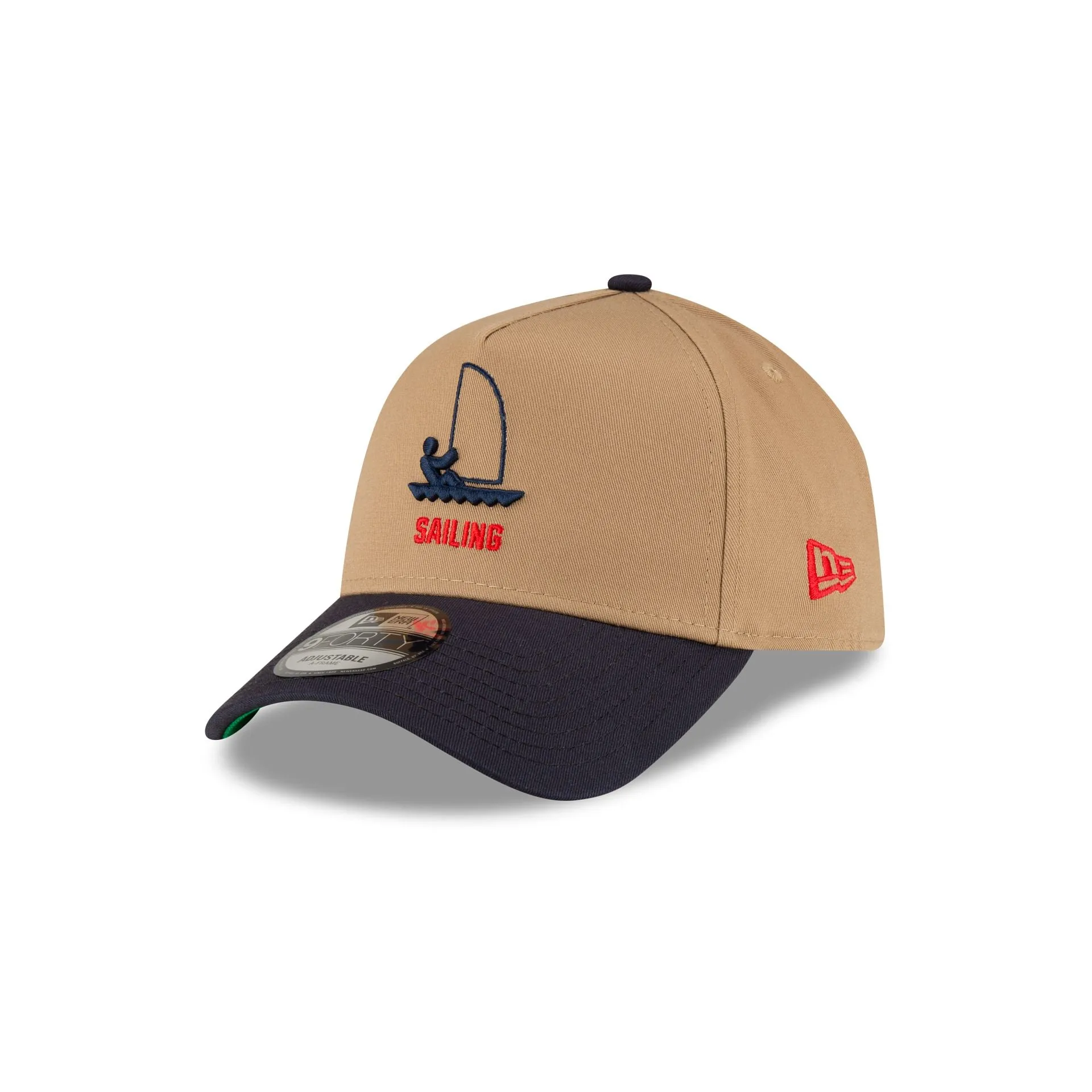 Team USA Sailing Khaki 9FORTY A-Frame Snapback Hat sold by New Era product image thumbnail 3