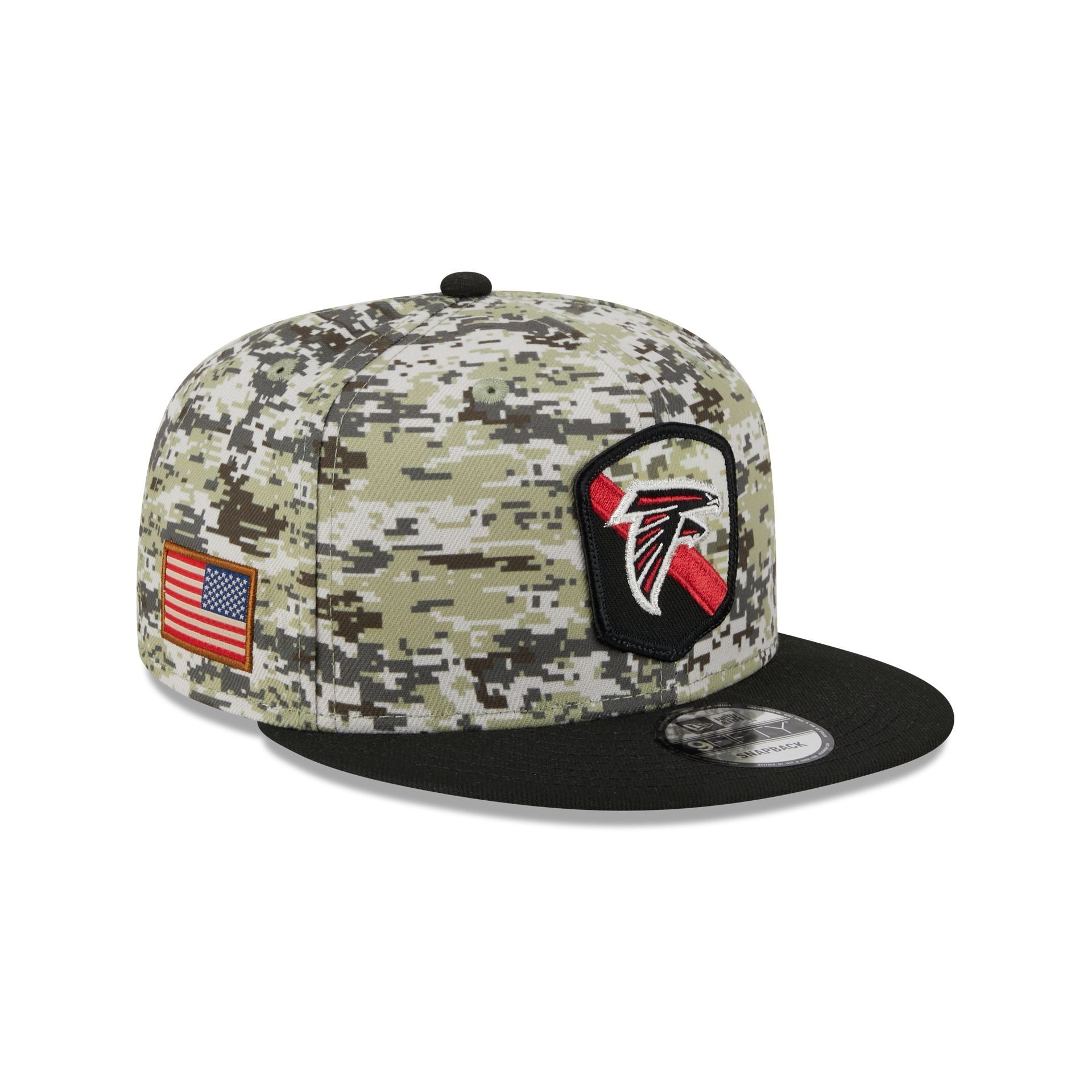 Atlanta Falcons 2023 Salute to Service Camo 9FIFTY Snapback Hat sold by New Era