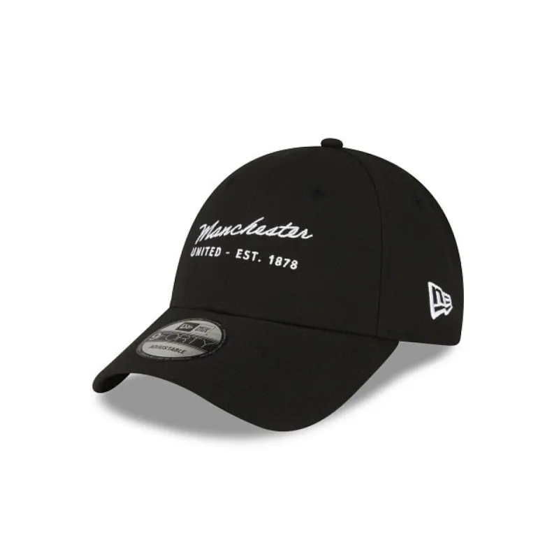 Manchester United Script REPREVE 9FORTY Adjustable Hat sold by New Era