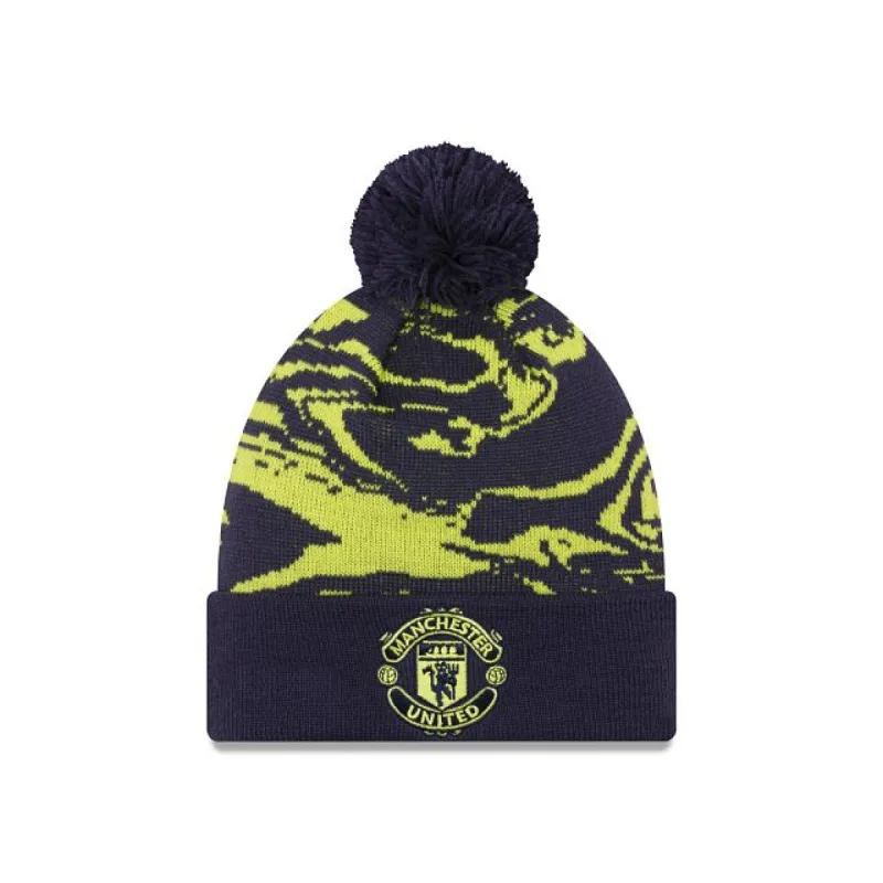 Manchester United Swirl Knit Hat sold by New Era