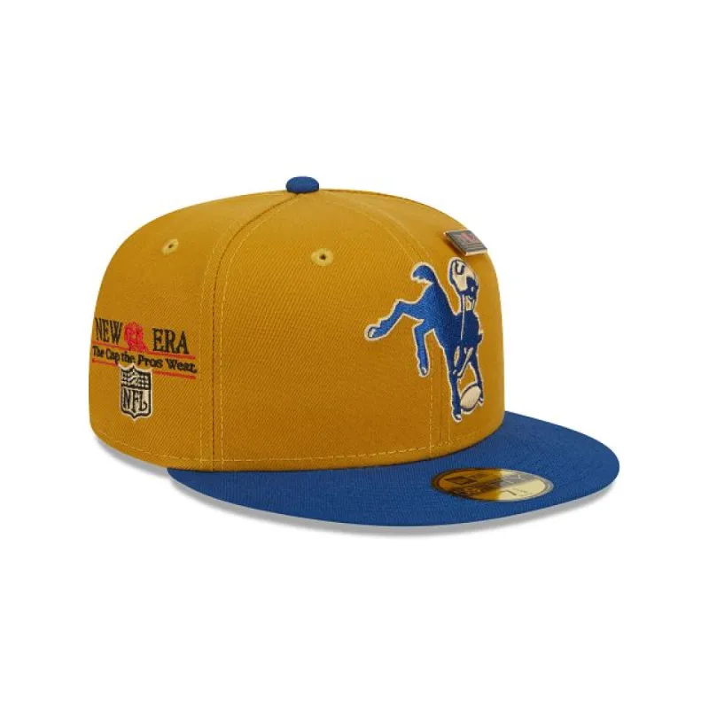 Indianapolis Colts Bronze 59FIFTY Fitted Hat sold by New Era
