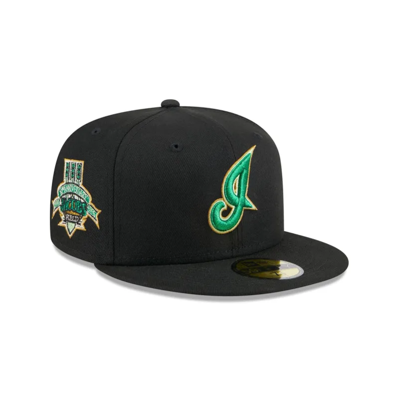 Cleveland Guardians Metallic Green Pop 59FIFTY Fitted Hat sold by New Era